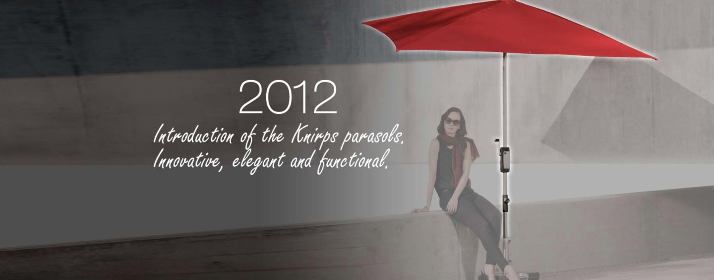 Introduction of the first Knirps parasols